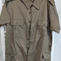 camicia esercito estiva vintage taglia 54