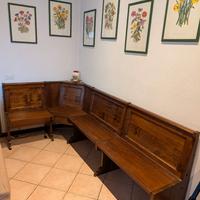 Cassapanca e tavolo fratina