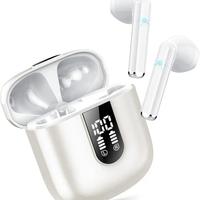 Auricolari Jesebang bianchi con led e HiFi stereo