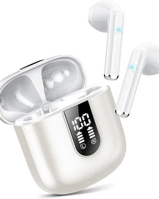 Auricolari Jesebang bianchi con led e HiFi stereo