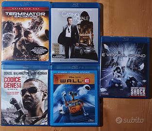 5 Blu-Ray in blocco