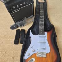 Chitarra Elettrica Sunburst per mancini NUOVA