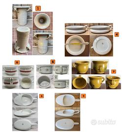 Cantro borbonico '800 vaso notte pitale pala