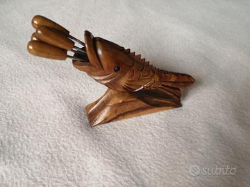 Servizio di forchettine con contenitore 