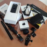 KIT completo vlogger: INSTA 360 X2 + due SJCAM M20