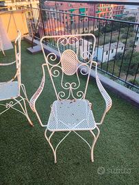 Arredamento da giardino in ferro