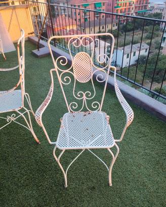 Arredamento da giardino in ferro
