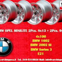 4 cerchi BMW Opel Volkswagen Minilite 8x13 9x13 1