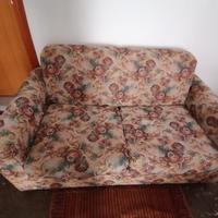 Divano letto tema fiori