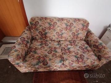 Divano letto tema fiori
