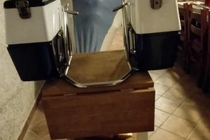 attacco e valigie  moto Guzzi 