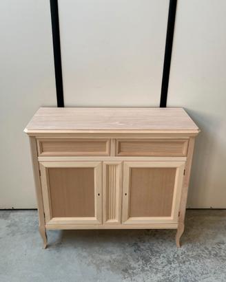 Mobile credenza credenzina madia in legno grezzo