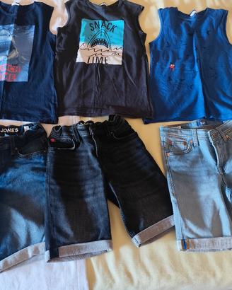 jeans e canottiere per bambino 