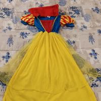 vestito Biancaneve carnevale 3 anni