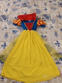 vestito Biancaneve carnevale 3 anni