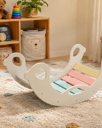 Dondolo Montessori in legno