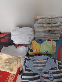 body e tutine cm50-56 0-1 mese bambino e bambina