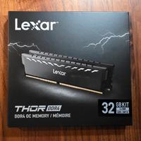RAM DDR4 OC 32 GB - 3200mhz (2x16) Lexar THOR