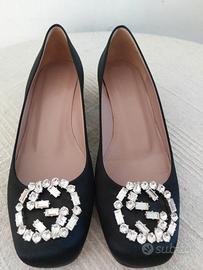 Ballerina scarpa Gucci con cristalli