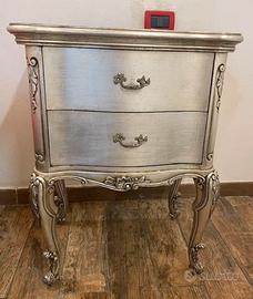 Comodini in foglia d argento