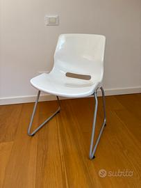 Sedia bianca ikea