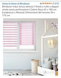 TENDA A RULLO GIORNO E NOTTE ROSA