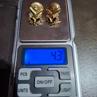 ORECCHINI D'ORO 750 PESO 4,30 GRAMMI