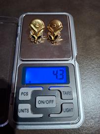 ORECCHINI D'ORO 750 PESO 4,30 GRAMMI