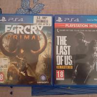 Tlou remastered+ Far cry primal ps4