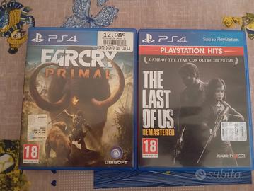 Tlou remastered+ Far cry primal ps4