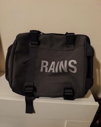 Borsa RAINS impermeabile nera originale (come nuov