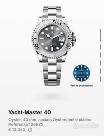 Rolex yacht-master 126622 NUOVO