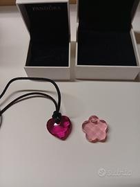 ciondolo rosa Swarovski 
