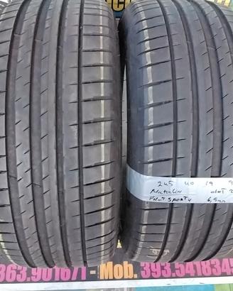 2 gomme usate michelin 245 40 19 98y estive 