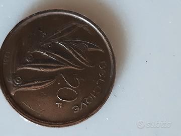 moneta 20 Franchi Belgio