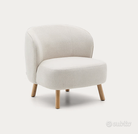 Poltrona Ulit KAVE HOME in ciniglia beige