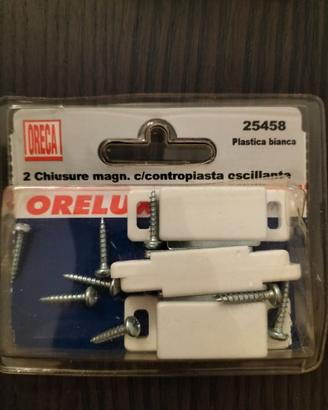 Chiusure Magnetiche bianche per mobili forza 4Kg