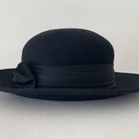 Damo Hand Made Praha-Cappello Nero Elegante Tg 57