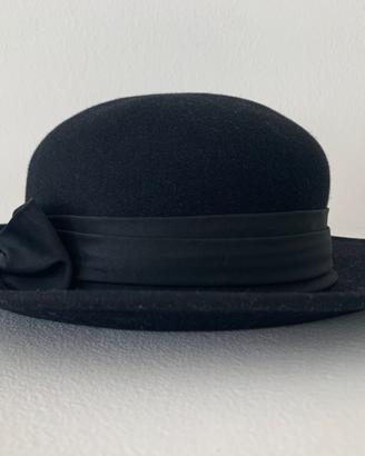 Damo Hand Made Praha-Cappello Nero Elegante Tg 57