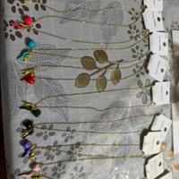 Collana con corno e cuoricino