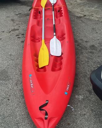 Canoa polietilene 2 posti