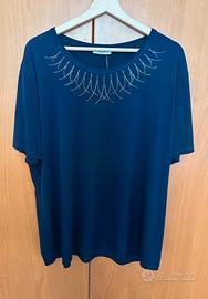 Blusa blu taglia 57 nuova con cartellino