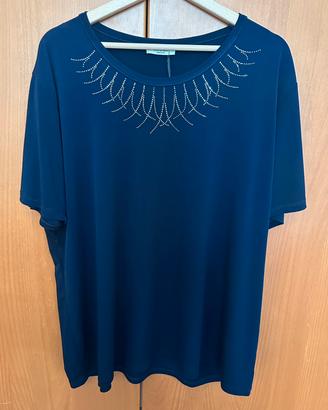 Blusa blu taglia 57 nuova con cartellino