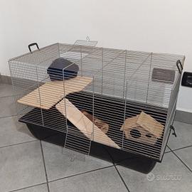 Gabbia Roditori 70x40x45 + Accessori