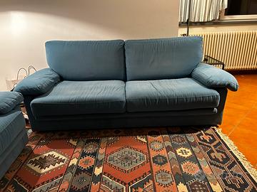 Divano letto in tessuto