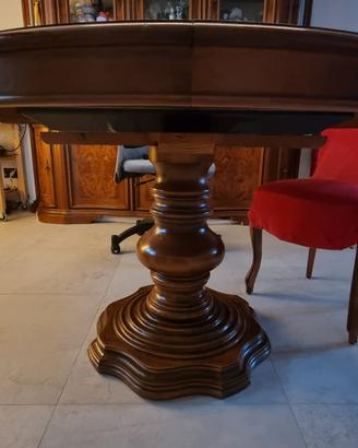 Tavolo da pranzo rotondo e allungabile 