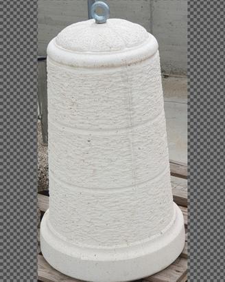 Zavorra in cemento a forma di campana