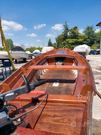 SANPIEROTA 6.4m con VELA AL TERZO e MOTORE 9.9 4T