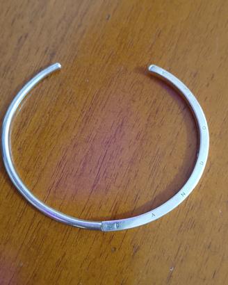 bracciale in argento rigido Pandora 