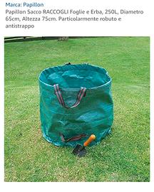 Sacchi raccolta foglie 250 litri 